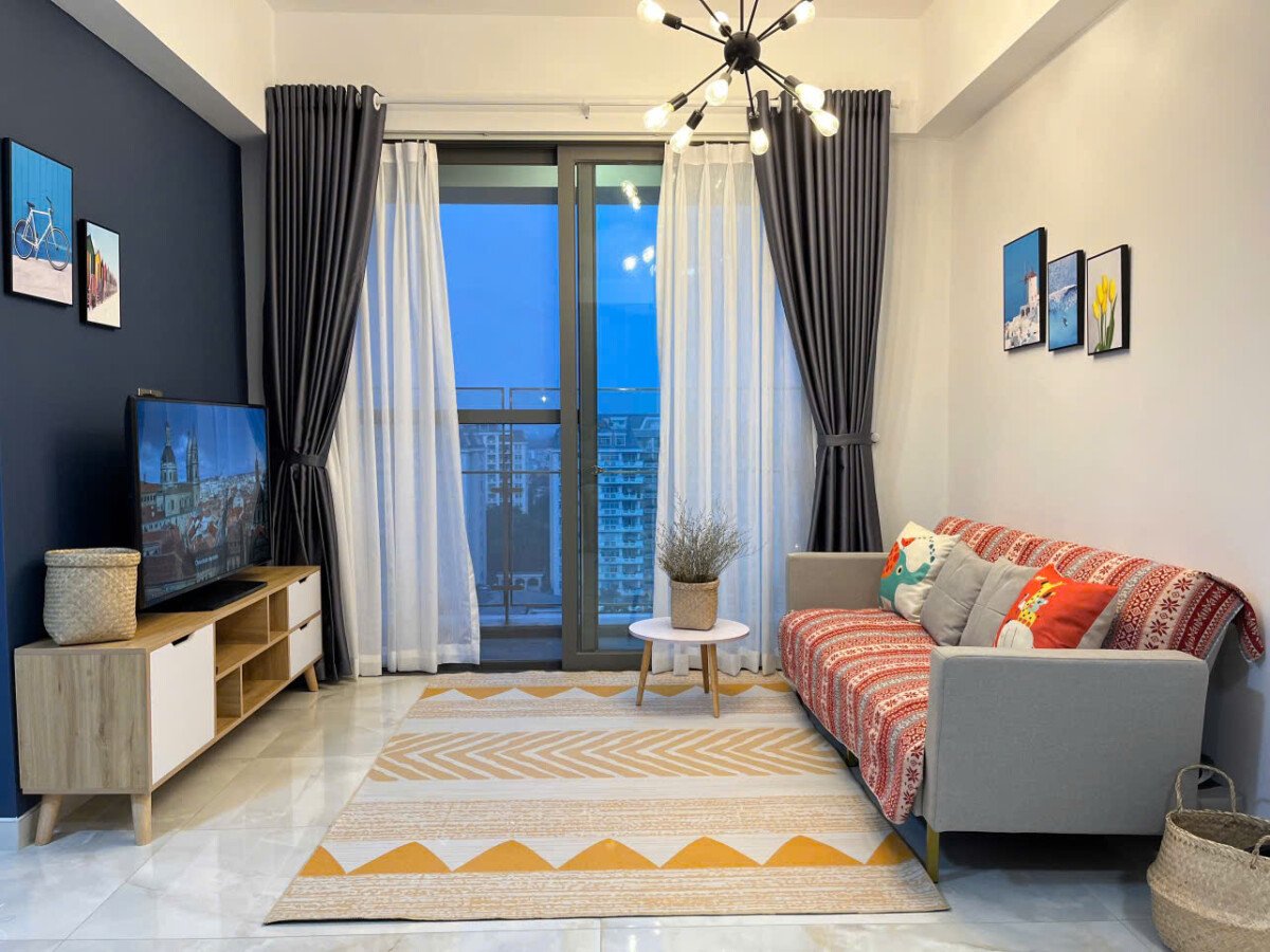 hinh anh phong khach can ho can cho thue 1 - Cho thuê căn hộ chung cư Acsentia, 02pn, giá 29tr/tháng, nhà đẹp, nội thất đầy đủ, xem nhà dễ.