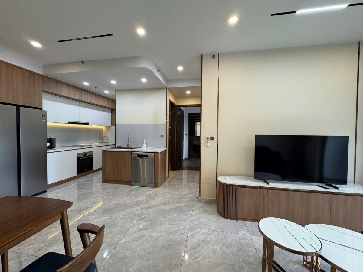 hinh anh phong khach can ho can cho thue 2 - Cho thuê căn hộ chung cư Midtown The Peak, 02pn, giá 1.300usd/tháng, nội thất đầy đủ.