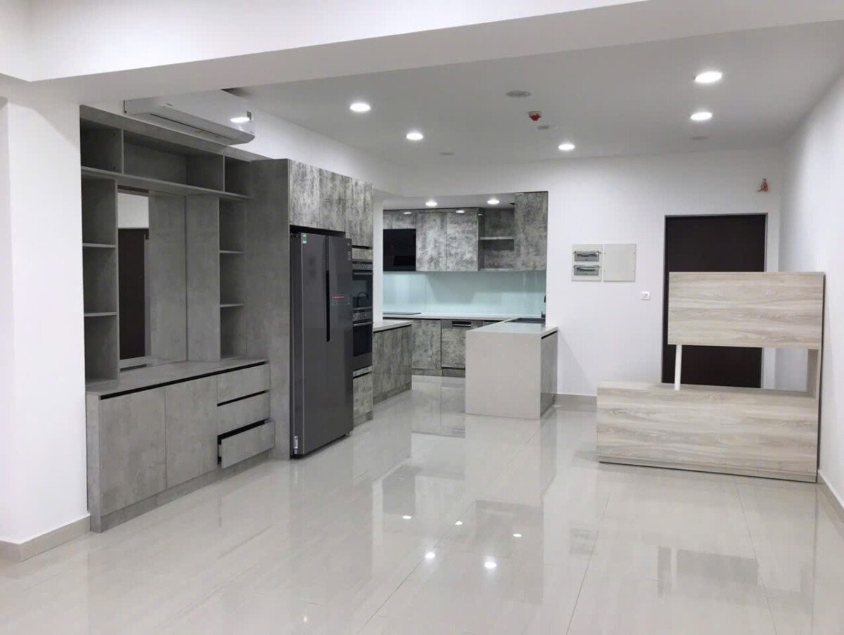 khong gian bep rong rai 4 - Giá cho thuê căn hộ 3pn số 06 tòa B chung cư Riverpark Premier phường Tân Hưng T1/2026