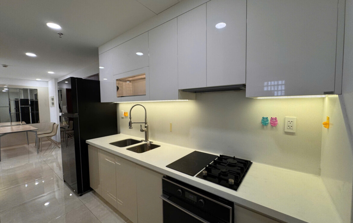 khong gian bep rong rai 6 1170x738 - Giá mua bán căn hộ 2pn số 01 tòa B chung cư Hưng Phúc Happy Residence phường Tân Mỹ T1/2026