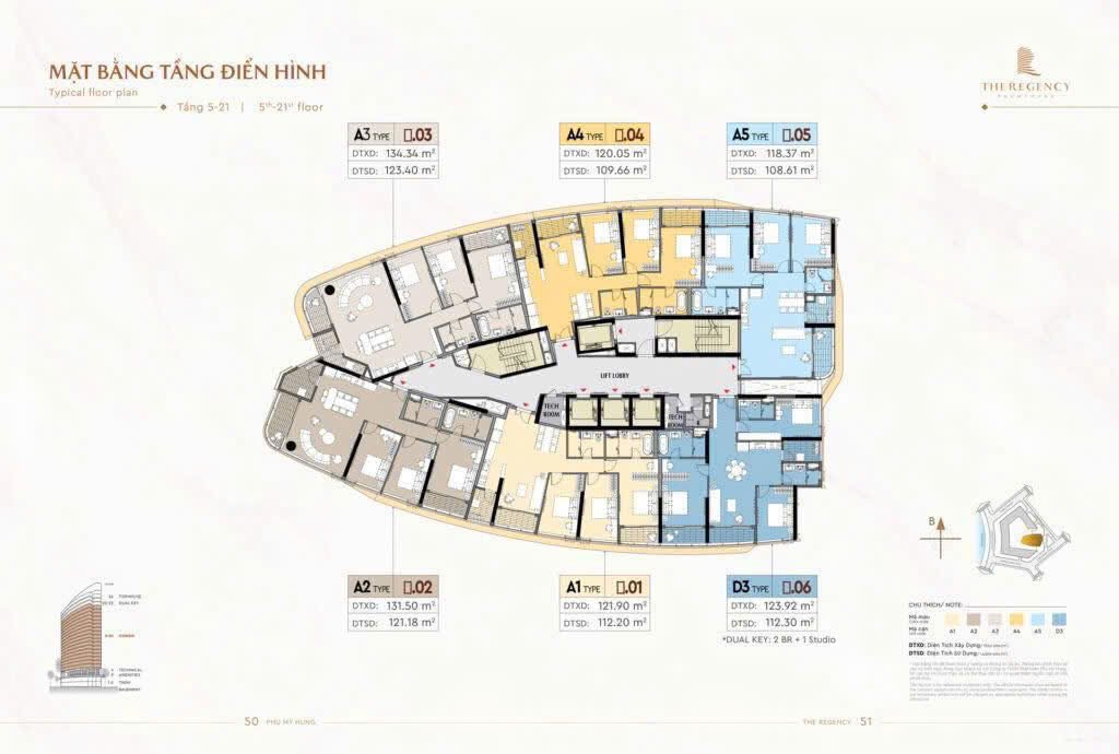 mat bang vi tri can ho ban 10 - Giá mua bán căn hộ 3pn số 04 chung cư Regency Phú Mỹ Hưng phường Tân Mỹ T2/2026