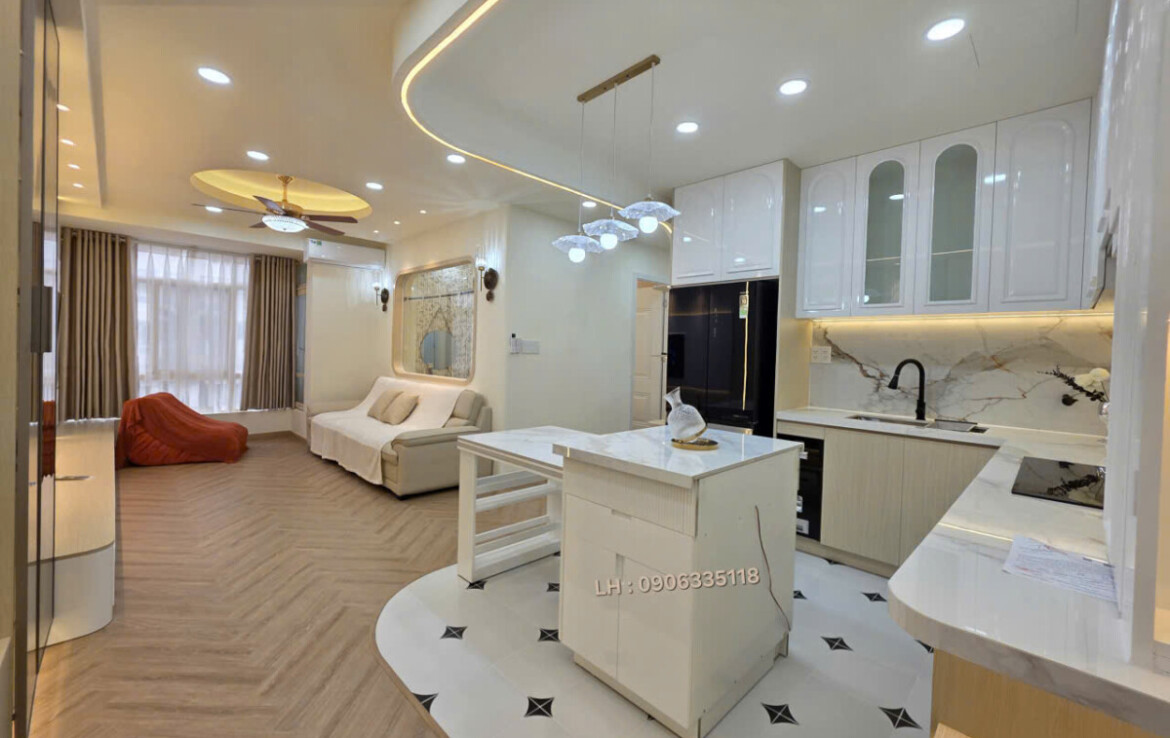 phong bep hien dai can ho sky can ban 1170x738 - Bán căn góc tại Sky Garden 3. DT 72m2 Nhà đẹp-mới 100%- Thiết kế 3 Phòng ngủ-2wc- Nội thất như hình- Giá 6.590 Tỷ