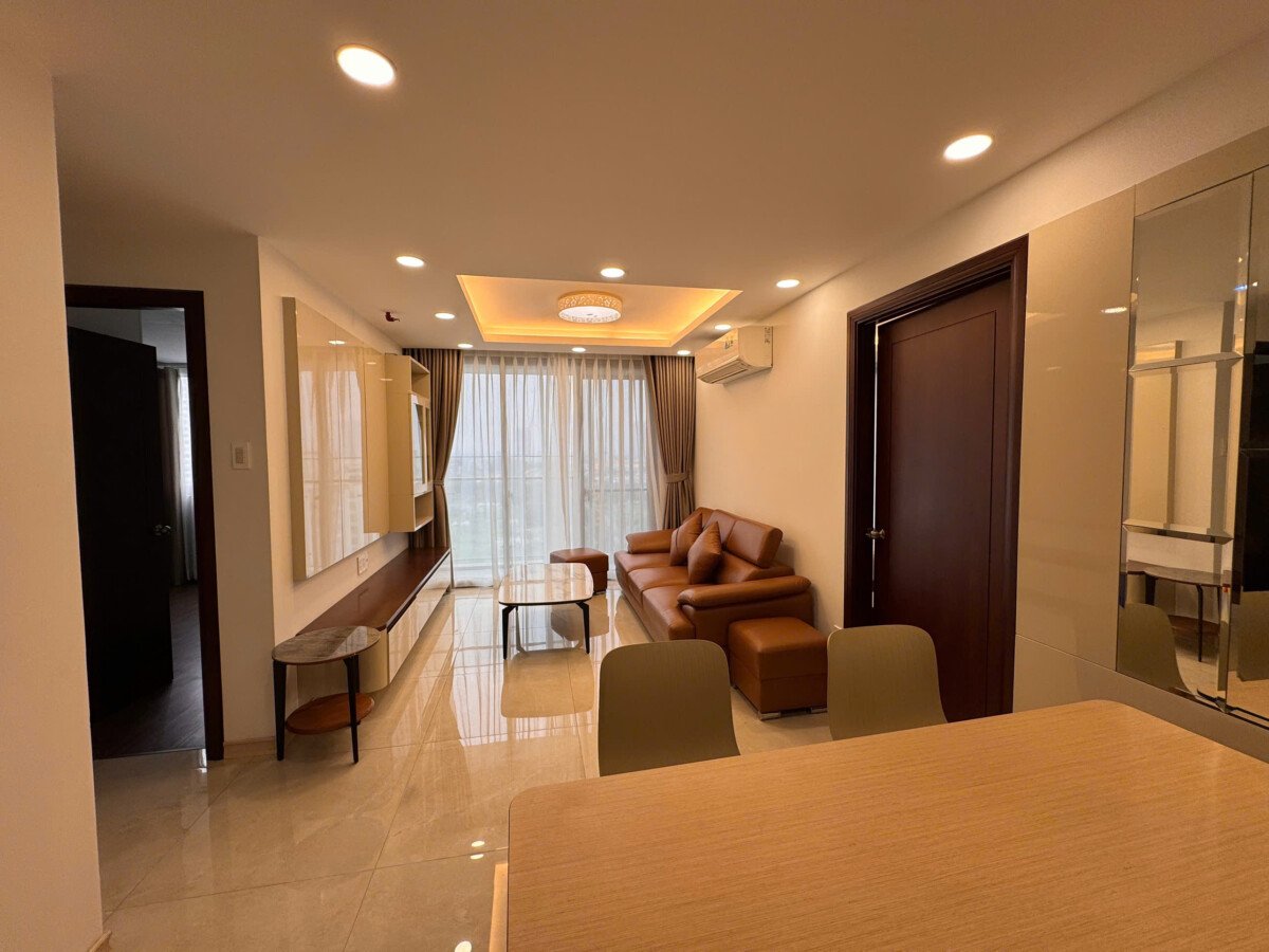 phong khach can ho ban 6 - Giá mua bán căn hộ 2pn số 01 tòa B chung cư Hưng Phúc Happy Residence phường Tân Mỹ T1/2026