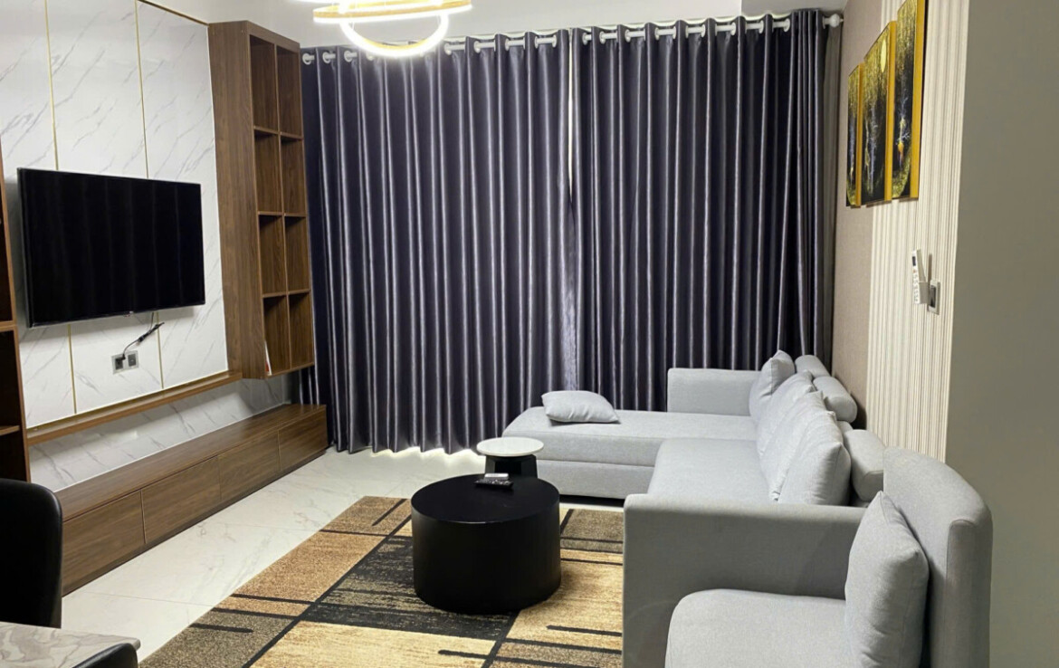 phong khach can ho cho thue 11 1170x738 - Cho thuê căn hộ 02pn , chung cư The Signature ( midtown ) nhà đẹp, giá 29tr/tháng, đầy đủ nội thất.