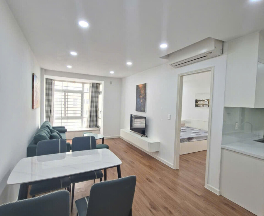 phong khach dep 900x738 - Cho thuê căn hộ đẹp tại Sky Garden 3. DT 68m2 Nội thất mới- view nam- 2 phòng-2wc- Giá thuê 18 Triệu/Tháng