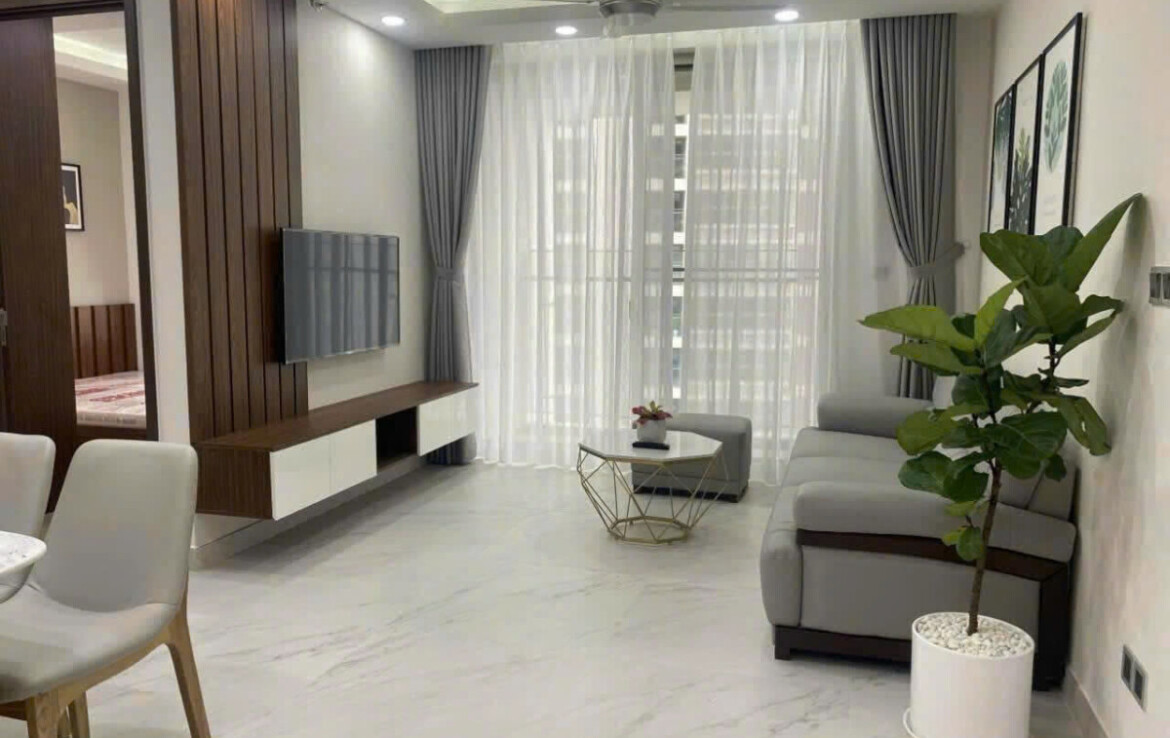 phong khach dep can ho midtown 2 1170x738 - Cho thuê căn hộ Midtown tòa M7- Nhà đẹp diện tích 82m2 Thiết kế 2 Phòng ngủ-2wc- Nội thất đầy đủ- Giá 26 Triệu/Tháng