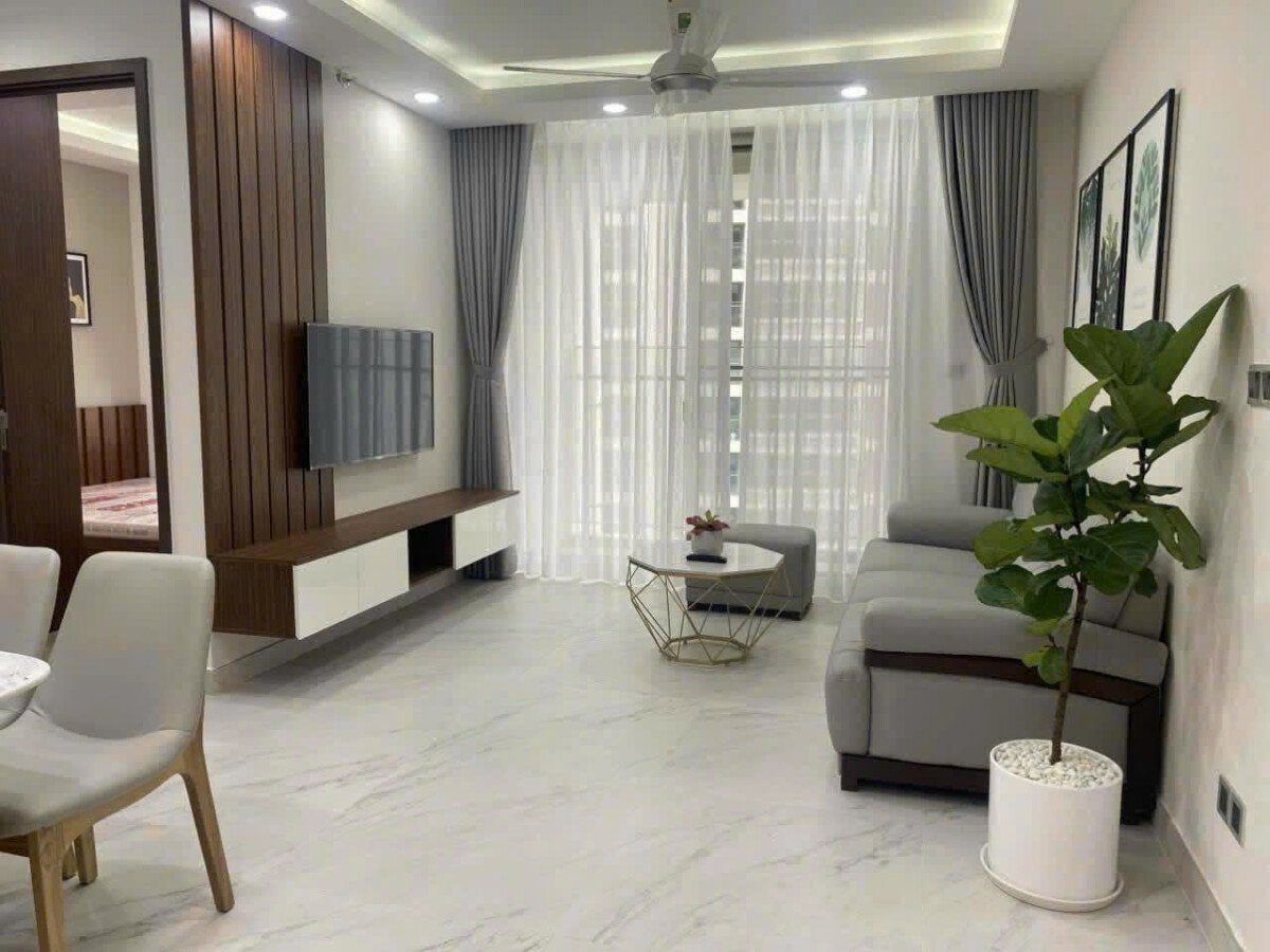 phong khach dep can ho midtown 2 - Cho thuê căn hộ Midtown tòa M7- Nhà đẹp diện tích 82m2 Thiết kế 2 Phòng ngủ-2wc- Nội thất đầy đủ- Giá 26 Triệu/Tháng