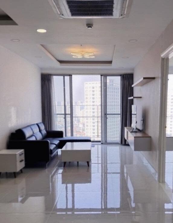 phong khach don nang can ho scenic valley 10 573x738 - Cho thuê căn hộ Scenic Valley 1. DT 135m2 Lầu cao view đẹp- Thiết kế 3 Phòng ngủ- 3wc- Nội thất đầy đủ- Giá thuê 42 Triệu/Tháng