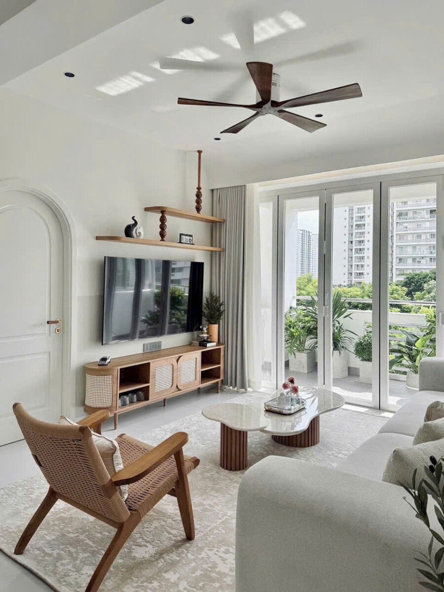 phong khach sang trong - Giá mua bán căn hộ 3pn chung cư Park View phường Tân Hưng T1/2026