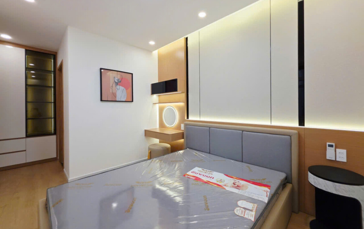 phong ngu chinh rong rai 1170x738 - Bán căn hộ Sky Garden 3. DT 70m2 Nhà đẹp- Mới Decor- Nội thất mới 100%- 3 Phòng ngủ-2wc- Lầu cao- Giá 6.490 Tỷ