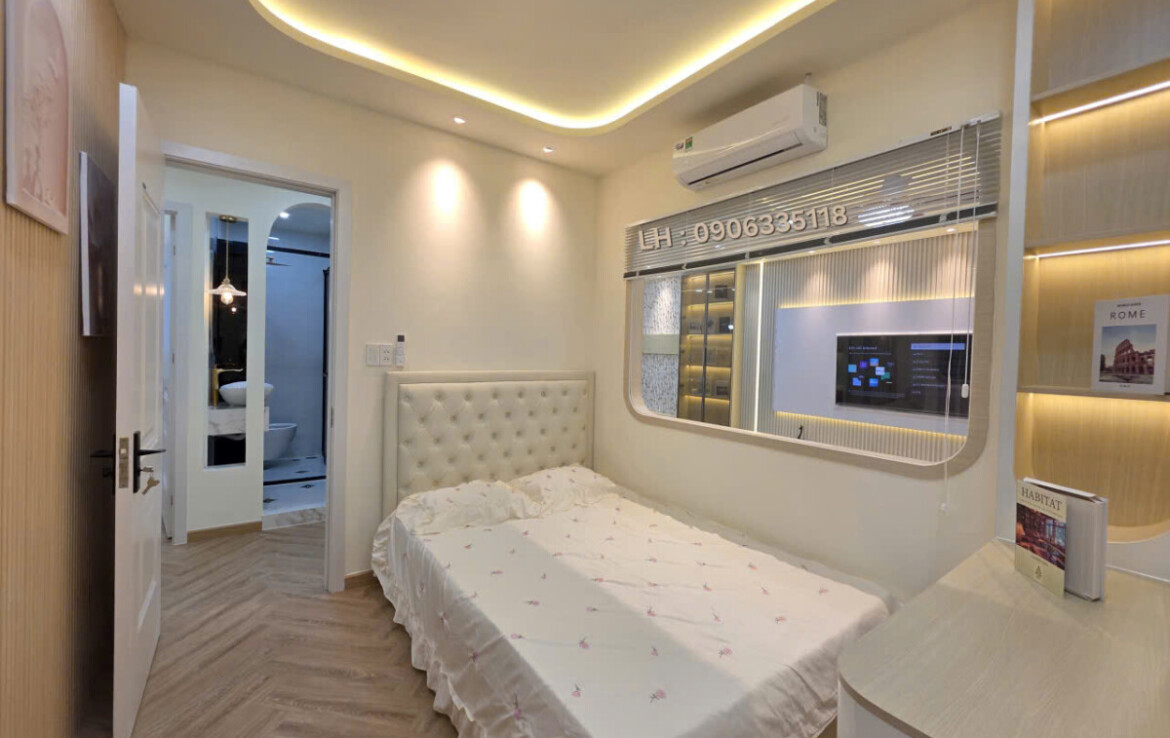 phong ngu dep sky garden 3 ban 1170x738 - Bán căn góc tại Sky Garden 3. DT 72m2 Nhà đẹp-mới 100%- Thiết kế 3 Phòng ngủ-2wc- Nội thất như hình- Giá 6.590 Tỷ