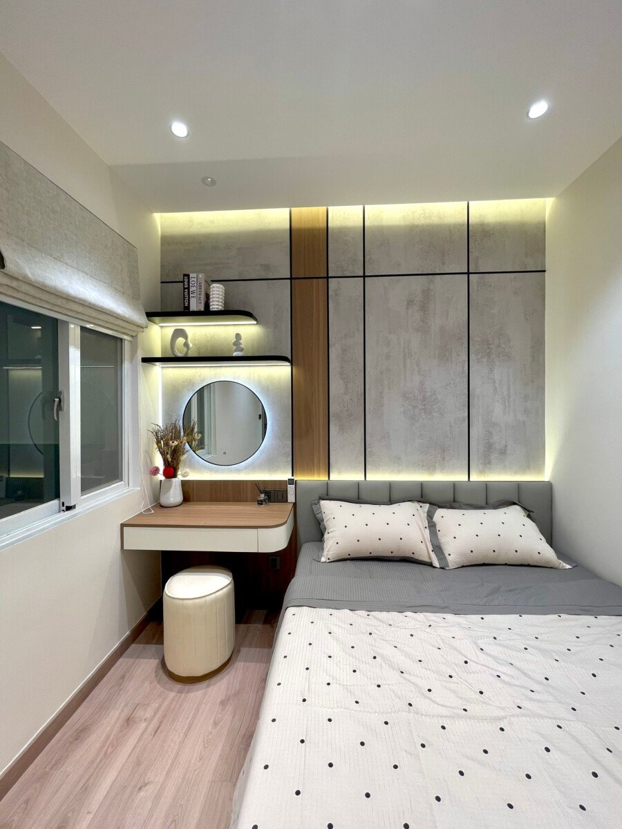 phong ngu tien nghi - Cho thuê căn hộ Sky Garden 3. DT 71m2 Nhà đẹp- Nội thất cao cấp- 3 Phòng-2wc- Nội thất đầy đủ- Giá 25 Triệu/Tháng