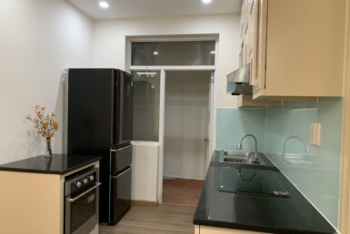 bep thoang can ho cho thue 385x258 - Cho thuê căn hộ đẹp tại Sky Garden 3. DT 68m2 Thiết kế 2 Phòng ngủ-2wc- Nội thất mới nhà đẹp- Giá 16 Triệu/Tháng