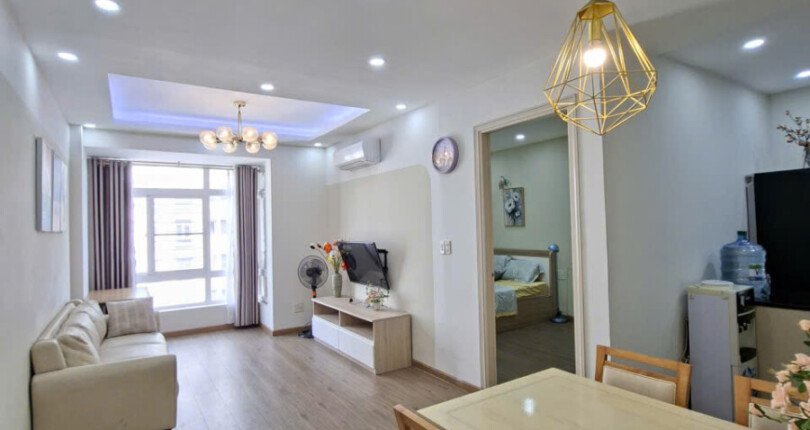 Cho thuê căn hộ đẹp Sky Garden 3. DT 68m2 Thiết kế 2 Phỏng-2wc- Nội thất đầy đủ-Lầu cao- Giá 16 Triệu/Tháng