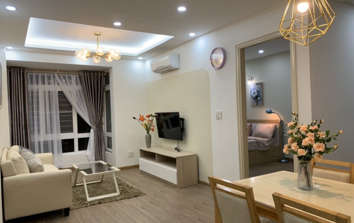 cho thi can ho sky garden 3 8 1170x738 - Cho thuê căn hộ đẹp tại Sky Garden 3. DT 68m2 Thiết kế 2 Phòng ngủ-2wc- Nội thất mới nhà đẹp- Giá 16 Triệu/Tháng