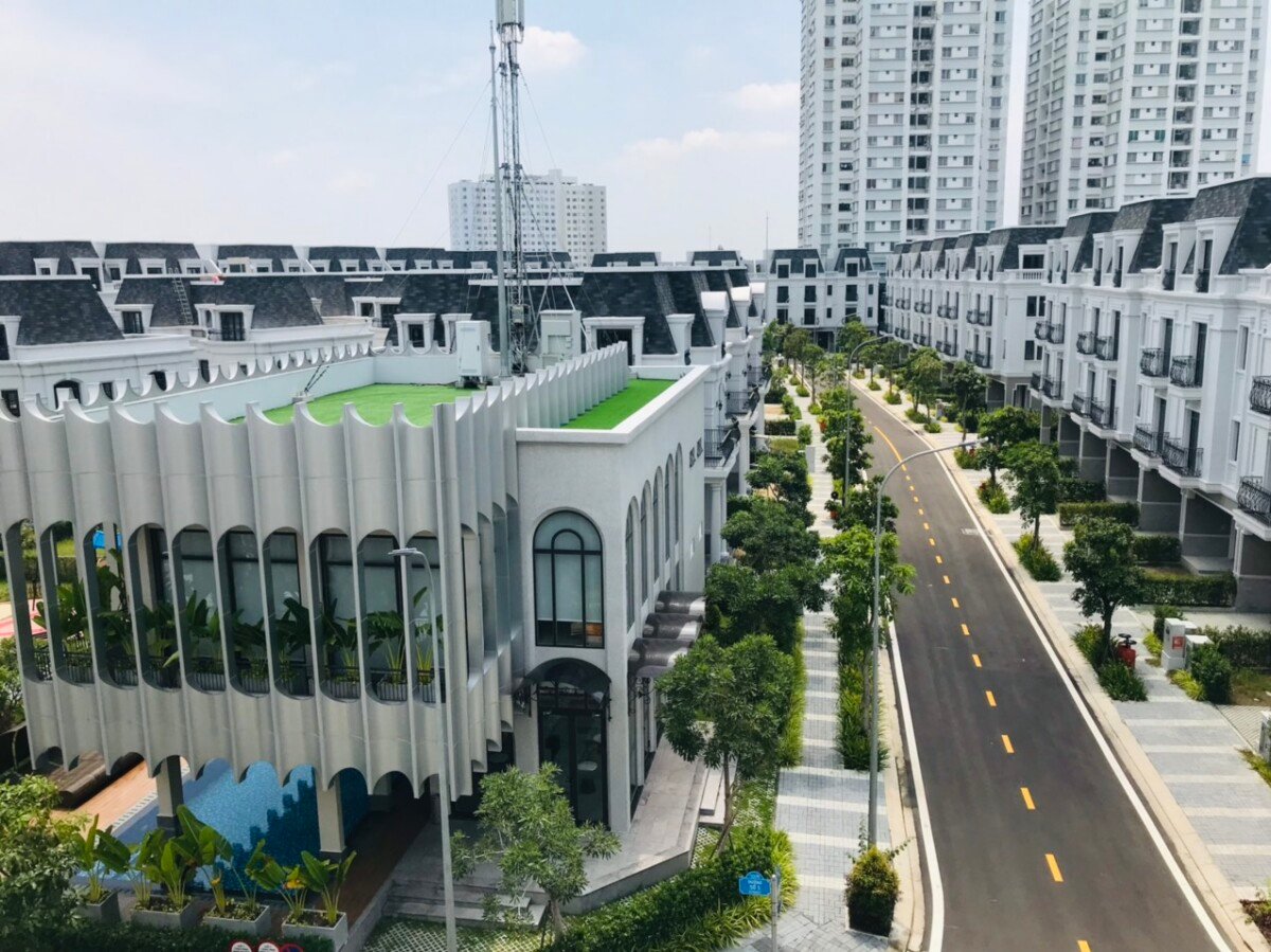 kdc amelie villa nhin tu tren cao - Giá mua bán nhà Biệt thự đơn lập nguyên căn kdc Amelie Villa Nhà Bè T2/2026