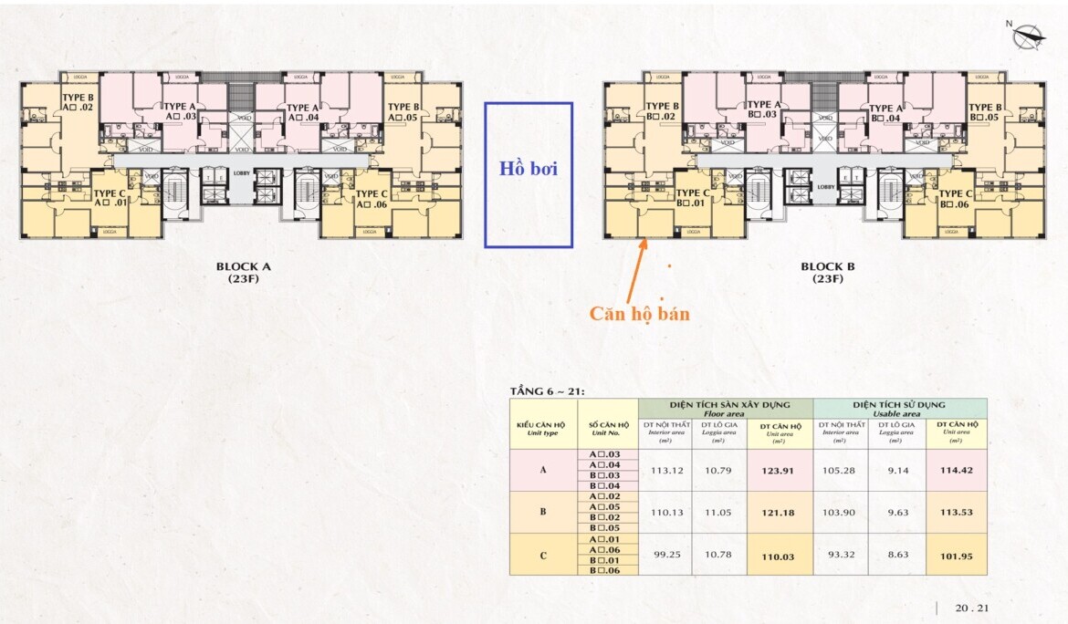 mat bang vi tri can ho ban 3 1170x684 - Giá mua bán căn hộ 3pn tòa B chung cư Nam Phúc Le Jardin phường Tân Mỹ T3/2026