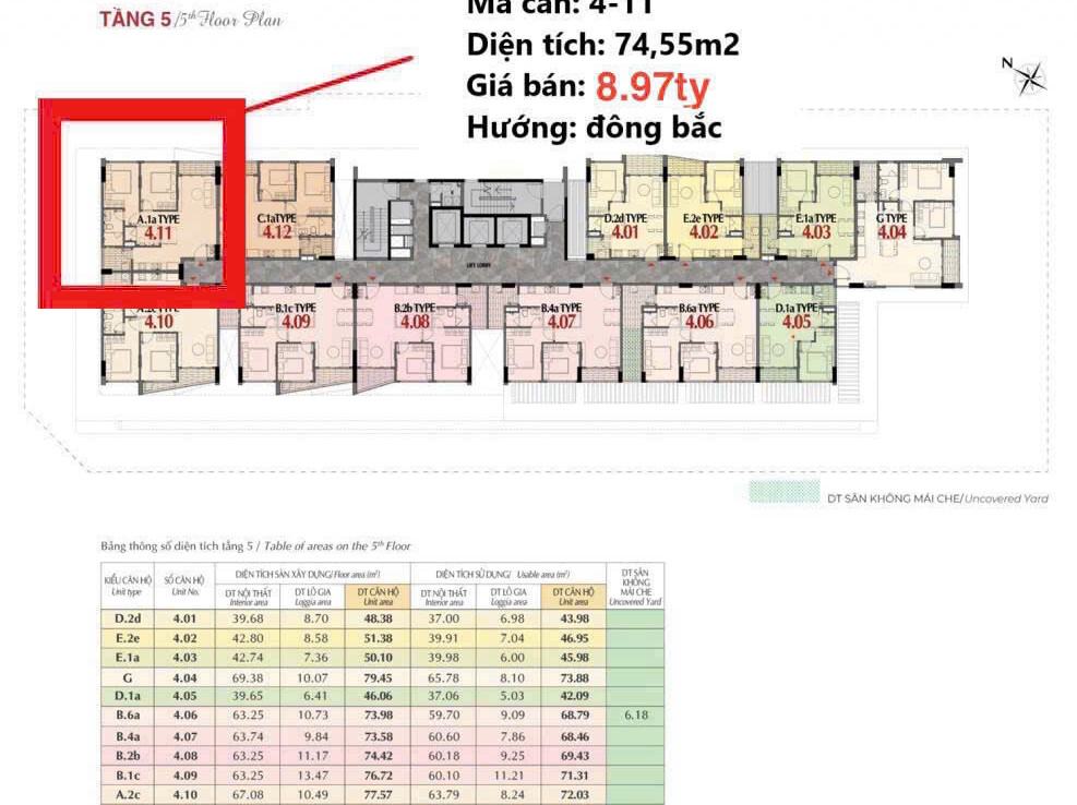 mat bang vi tri can ho ban 4 987x738 - Giá mua bán căn hộ 2pn chung cư The Aurora phường Tân Mỹ T3/2026