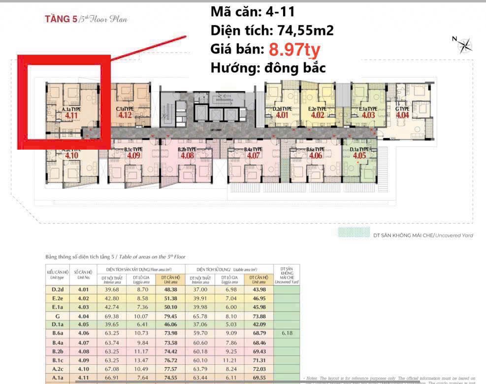 mat bang vi tri can ho ban 4 - Giá mua bán căn hộ 2pn chung cư The Aurora phường Tân Mỹ T3/2026
