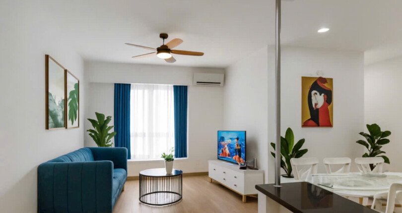 Cho thuê căn hộ đẹp tại Sky Garden 2. DT 88m2 Lầu cao- Nhà như hình-3 Phòng-2wc- Đủ nội thất- Giá 19 Triệu/Tháng