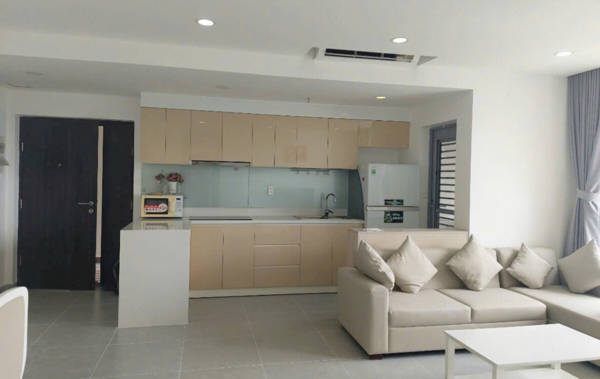 phong khach can green valley cho thue 1170x738 - Cho thuê căn hộ Green Valley. DT 86m2 Thiết kế 2 Phòng ngủ-2wc- Nội thất đầy đủ- Đang trống vào ngay- Giá 20 Triệu/Tháng