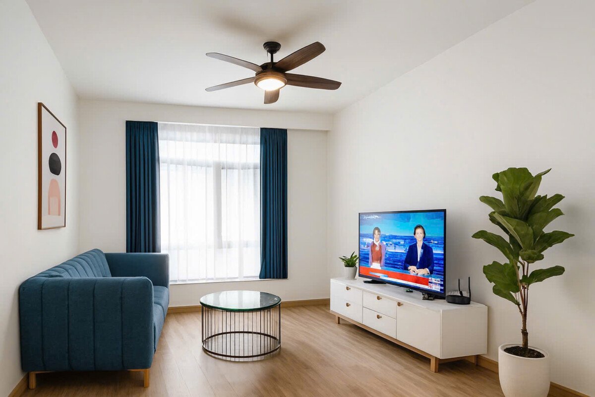 phong khach can ho ban 13 - Bán căn hộ chung cư Sky Garden 2, 88m2, 03pn, giá 6.8 tỷ, đầy đủ nội thất, nhà đang có hợp đồng thuê.