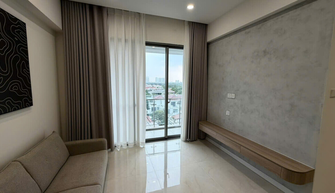 phong khach can ho ban 8 1170x675 - Giá mua bán căn hộ 2pn tòa B chung cư Hưng Phúc Happy Residence phường Tân Mỹ T2/2026