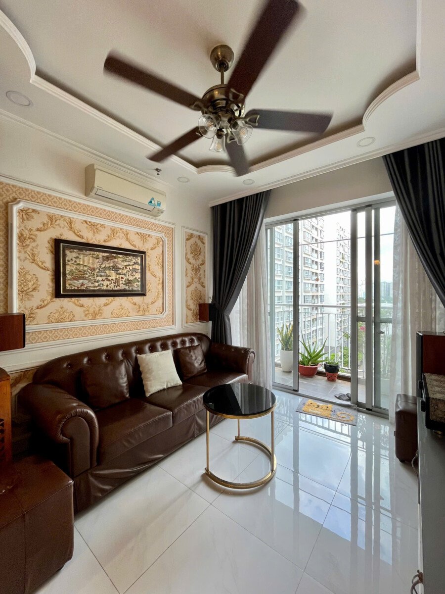 phong khach can ho cho thue 4 - Cho thuê căn hộ chung cư Scenic Valley 1, 80m2, 02pn, giá 20tr/tháng, nội thất đầy đủ.