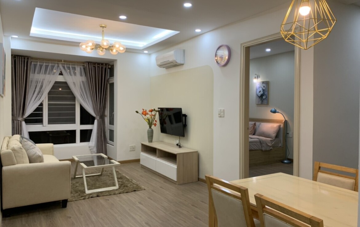 phong khach can ho cho thue sky garden 3 1 1170x738 - Cho thuê căn hộ đẹp tại Sky Garden 3. DT 68m2 Thiết kế 2 Phòng ngủ-2wc- Nội thất mới nhà đẹp- Giá 16 Triệu/Tháng
