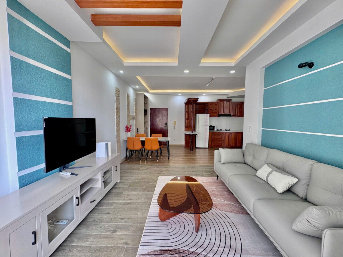 phong khach can ho dep sky garden 2 can cho thue 3 - Cho thuê căn góc Sky Garden 2. DT 91m2 Nhà đẹp- Đầy đủ nội thất- 3 Phòng ngủ-2wc- Đang trống vào ngay. Giá 22 Triệu/Tháng
