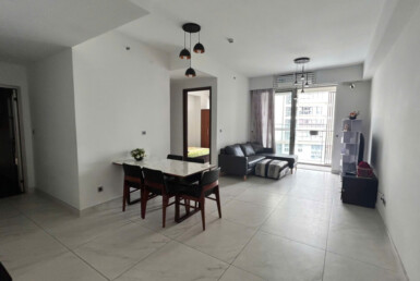 phong khach can midtown cho thue 385x258 - Cho thuê căn hộ Midtown Phú Mỹ Hưng. DT 83m2 Thiết kế 2 Phòng-2wc- Đủ nội thất Giá rẻ 20 Triệu/Tháng