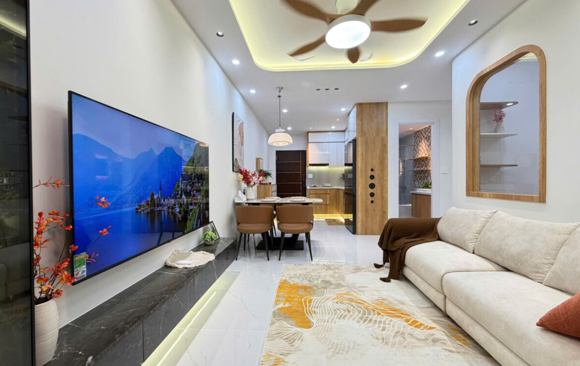 phong khach ho cao cap sky garden 3 can ban 2 1170x738 - Bán căn hộ Sky Garden 3. DT 71m2 Nội thất cao cấp- thiết kế 3 Phòng ngủ-2wc- lầu cao- View Nam- Giá 6.690 Tỷ