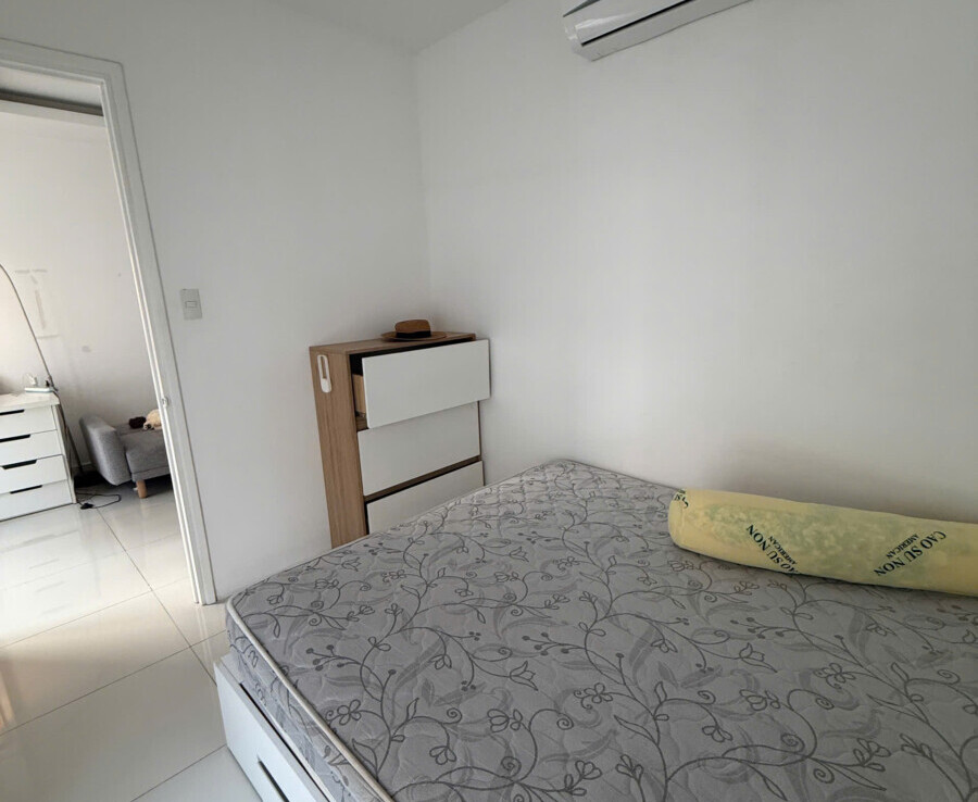 phong ngu 2 can ho cho thue 900x738 - Cho thuê căn hộ Sky Garden 3. DT 56m2 Thiết kế 2 phòng ngủ-1 toilet- Nội thất đầy đủ- Giá thuê 12 Triệu/Tháng