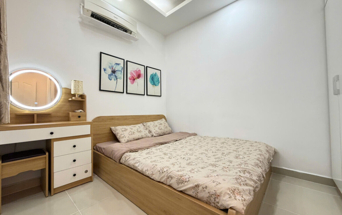 phong ngu dep can ho sky 3 ban 1170x738 - Bán căn hộ Sky Garden 3. DT 70m2- Nhà đẹp- Giá tốt- thiết kế 3 Phòng ngủ-2wc- Nội thất như hình- Giá chỉ 5.850 Tỷ