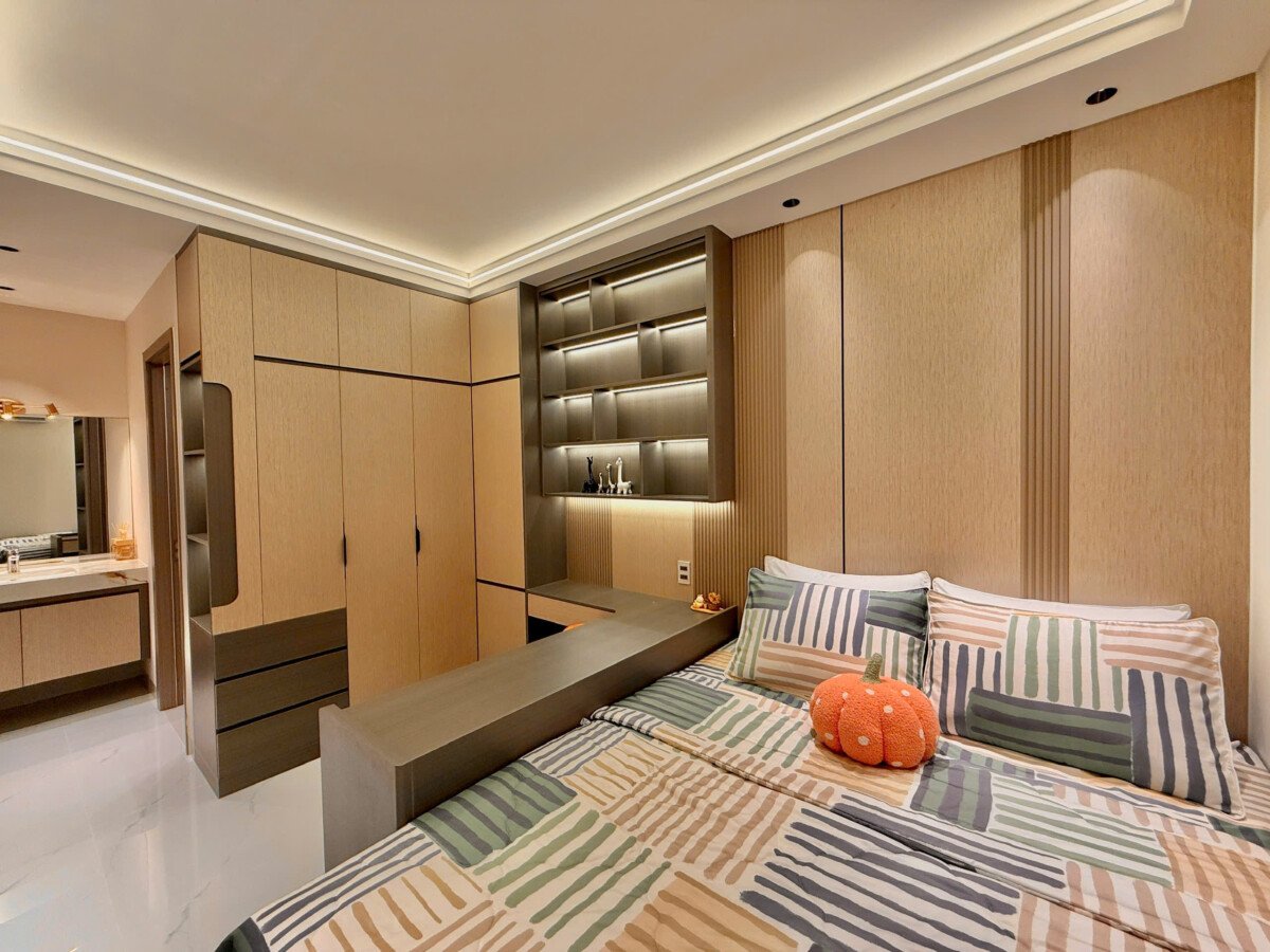 phong ngu moi tien ngi - Bán nhanh căn hộ Sky Garden 3. DT 70m2 Thiết kế 3 Phòng ngủ- 2wc- Nhà mới 100%- Giá bán 6.1 Tỷ