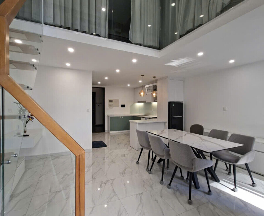 tran cao thoang mat 900x738 - Cho thuê nhanh Shop house Midtown Tòa M7- Trệt lửng 70m2- Nhà đẹp- Đủ nội thất- Giá thuê 19 Triệu/Tháng