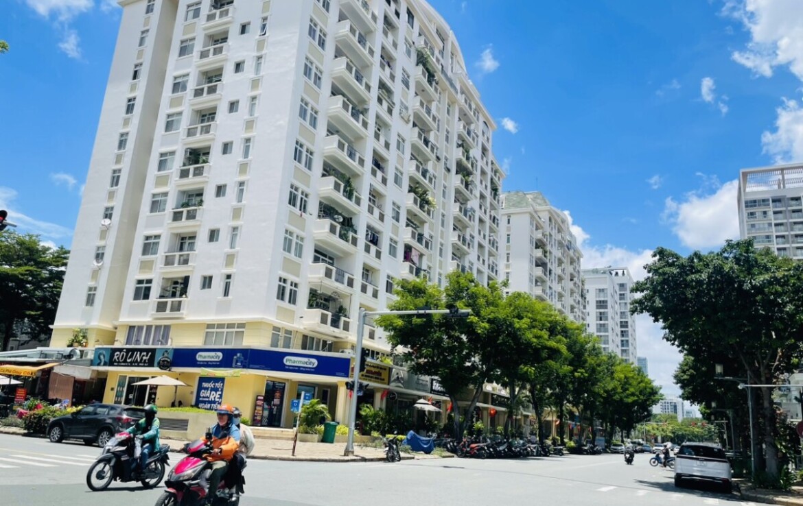 vi tri toa nha canh vien 2 goc duong so 17 va duong c phuong tan my 1170x738 - Giá mua bán Shophouse chân đế tòa nhà Cảnh Viên 2 Đường số 17 phường Tân Mỹ T2/2026