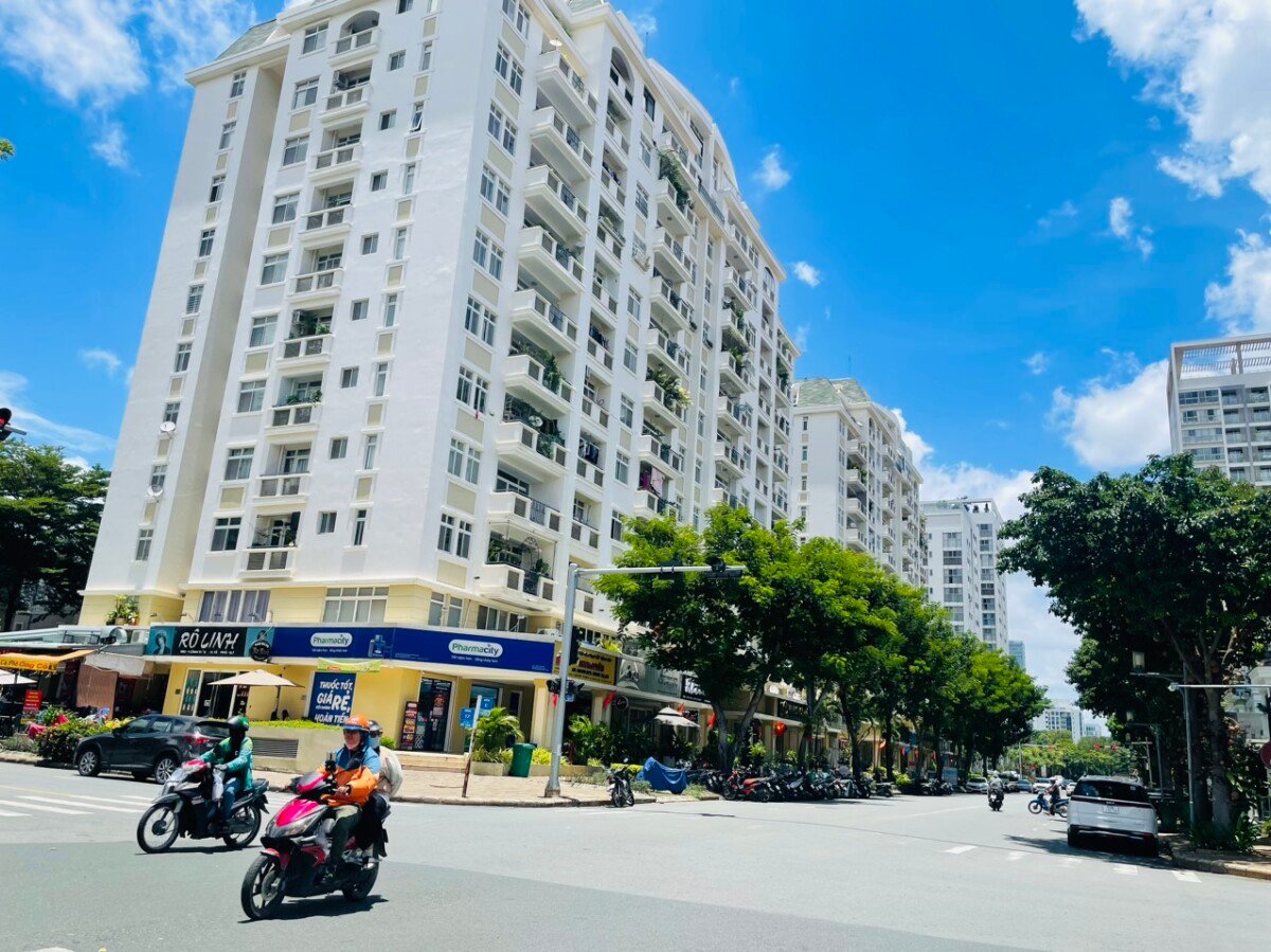 vi tri toa nha canh vien 2 goc duong so 17 va duong c phuong tan my - Giá mua bán Shophouse chân đế tòa nhà Cảnh Viên 2 Đường số 17 phường Tân Mỹ T2/2026