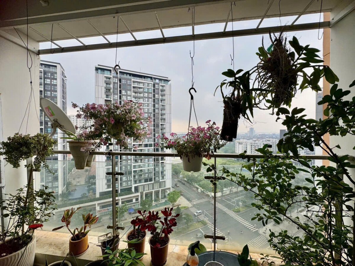 view balcony can ho ban 1 - Giá mua bán căn hộ 3pn chung cư Riverside Residence phường Tân Mỹ T3/2026