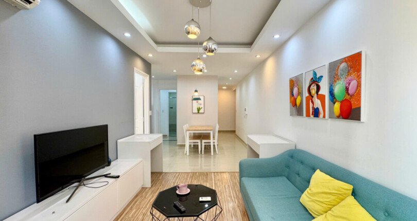 Bán nhanh căn hộ Sky Garden 3. DT 68m2 Lầu cao- Cửa Đông View Nam- Thiết kế 2 Phòng-2wc- Giá 5.730 Tỷ