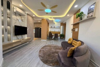 Bán căn hộ Sky Garden 1. DT 81m2 thiết kế 2 phòng-2wc Nhà đẹp- Nội thất mới- Giá bán 6.5 Tỷ