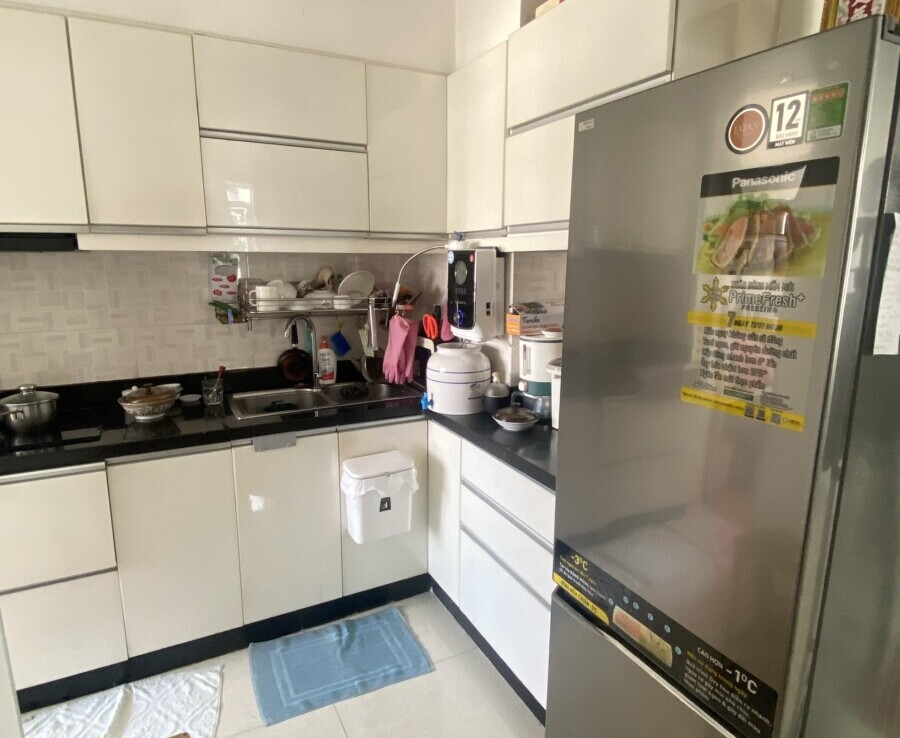 bep anh sang thoang 900x738 - Bán căn hộ giá tốt tại Sky Garden 3. Căn góc 72m2 Thiết kế 2 phòng ngủ-2wc- Giá bán 5.8 Tỷ