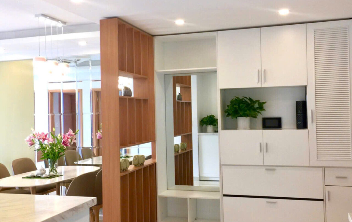 bep can ho can cho thue 1 1170x738 - Cho thuê căn hộ 77m2, chung cư Scenic Valley , 02pn, giá 21tr/tháng, đầy đủ nội thất.