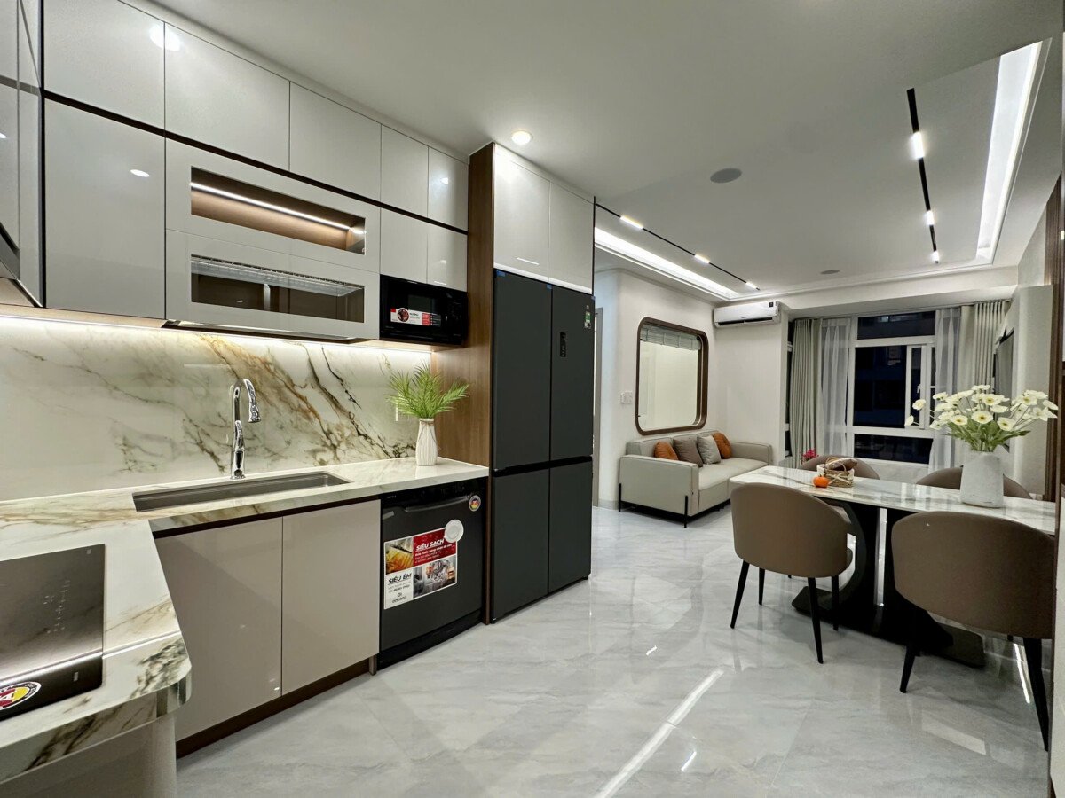 bep rong can sky 3 ban - Bán căn hộ đẹp tại Sky Garden 3. DT 70m2 Nhà đẹp Mới 100%- thiết kế 3 Phòng-2wc- Nội thất như hình- Giá 6.5 Tỷ