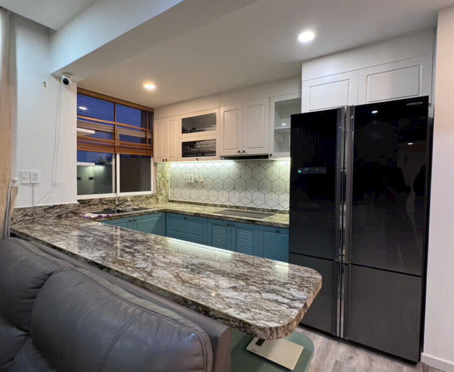 bep rong rai 900x738 - Giá mua bán căn hộ 2pn chung cư Mỹ Viên phường Tân Mỹ T3/2026