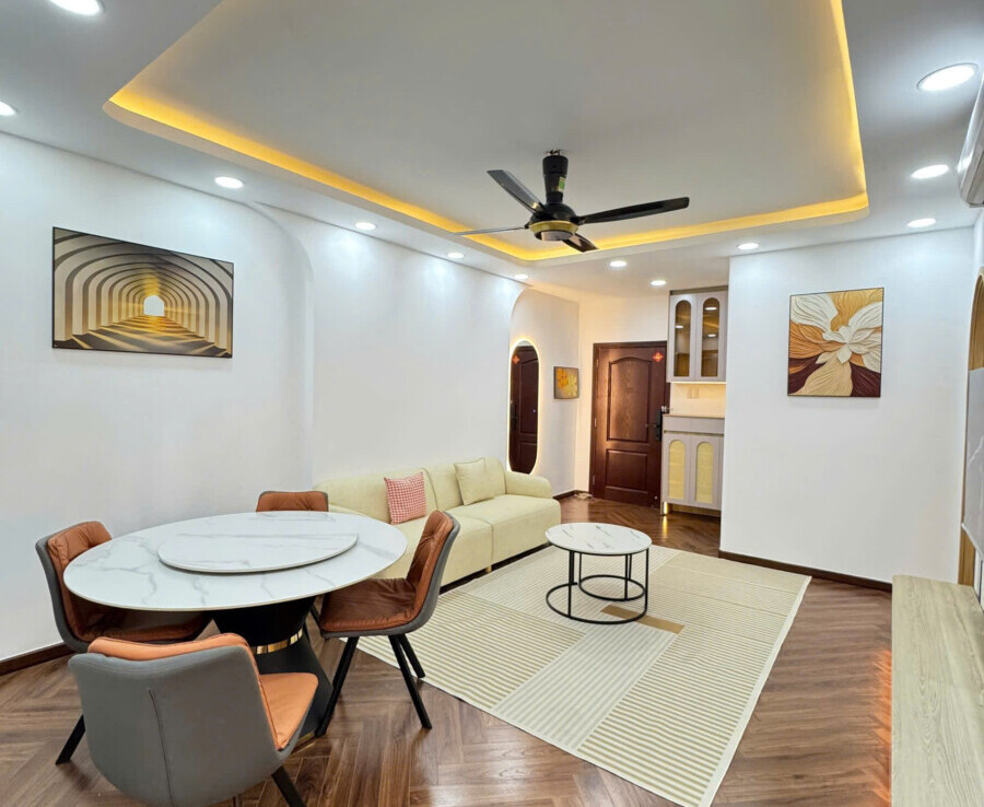 bep rong rao can ho hung vupng 3 900x738 - Bán căn hộ Hưng Vượng 3. DT 75m2 Nhà đẹp- 3 Phòng ngủ-2wc- Nội thất mới- Giá bán 5.6 Tỷ