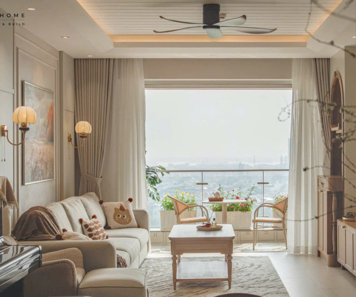 can canh phong khach day du thiet bi cao cap - Giá mua bán căn hộ 3pn chung cư Riverside Residence phường Tân Mỹ T3/2026