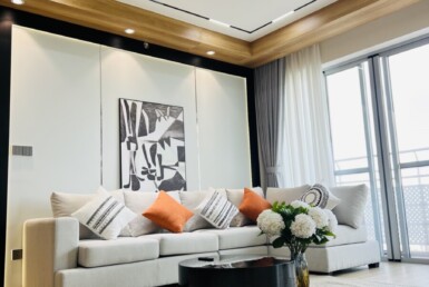 can canh phong khach hoan thien cao cap 385x258 - Giảm giá bán gấp căn hộ 3pn chung cư Scenic Valley 1 view sông giá 15,380 tỷ