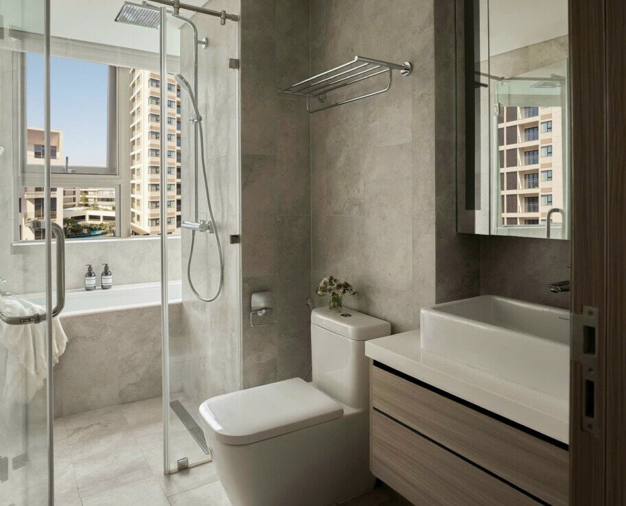 can ho co 2 nha tam 912x738 - Giá mua bán căn hộ 3pn số 01 tòa A chung cư The Horizon phường Tân Mỹ T4/2026