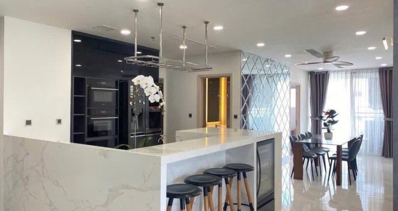 Cho thuê căn hộ Midtown Tòa M6. DT 127m2 Thiết kế 4 Phòng ngủ-3wc- Nội thất như hình- Giá 57 Triệu/Tháng
